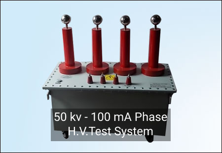 50 kv - 100 mA Phase H.V.Test System