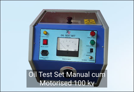 Oil Test Set Manual cum Motorised 100 kv